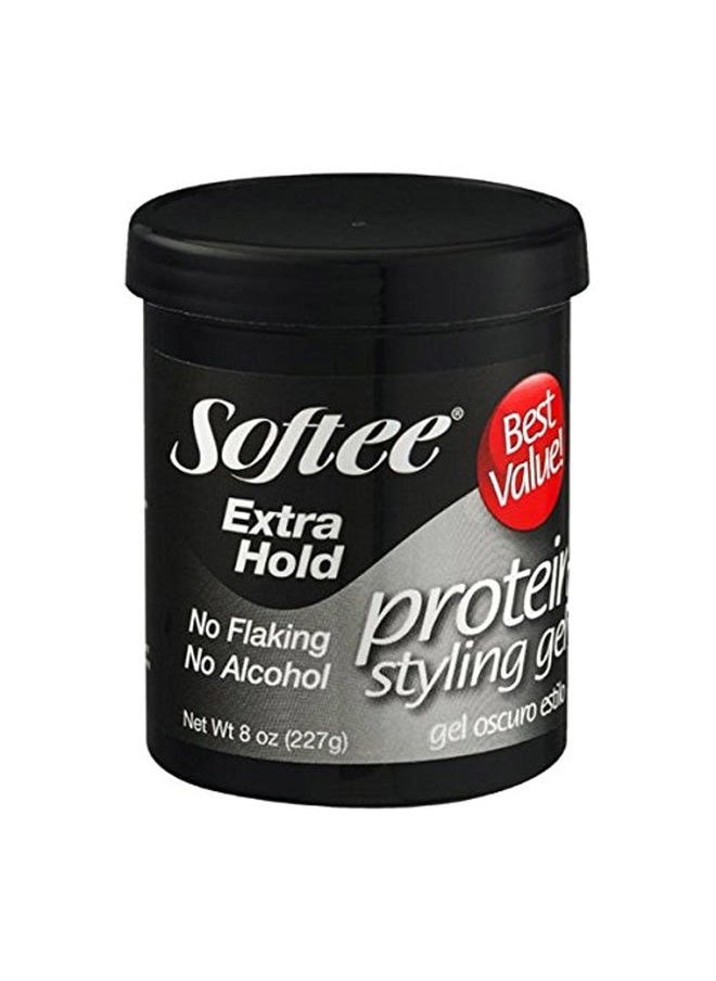 Softee extra hold protein styling gel 8 oz 