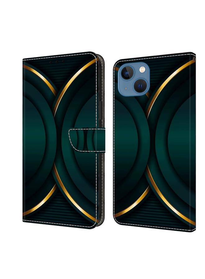 S-TOP Case For iPhone 15 Crystal 3D Shockproof Protective Leather Phone Case - Image 1