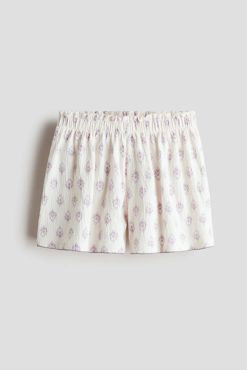 H&M Printed cotton jersey shorts