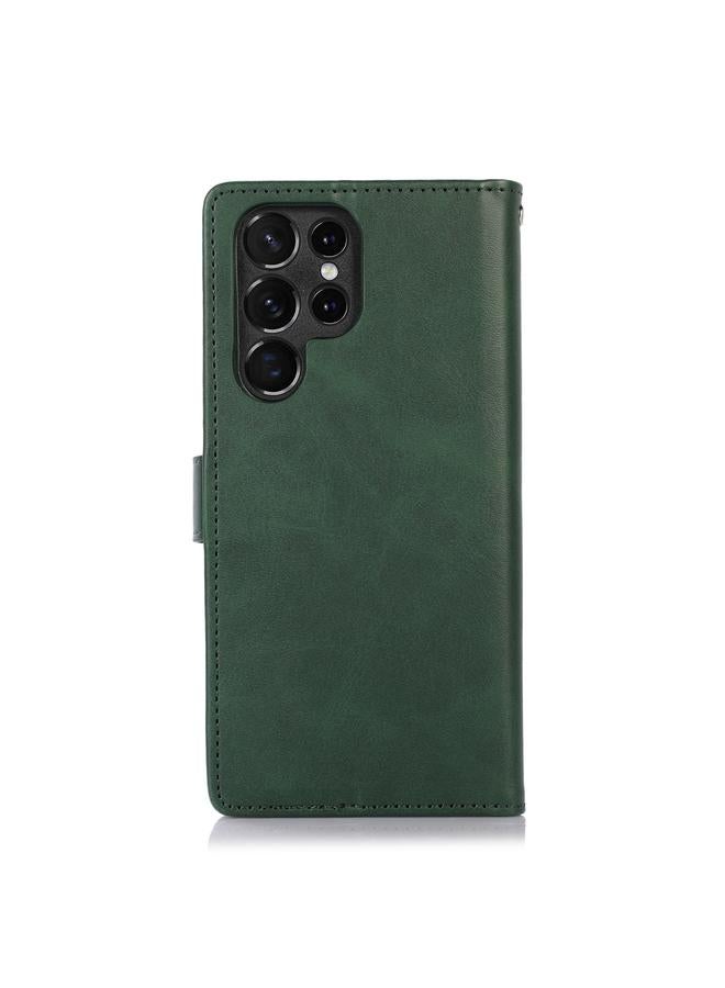 S-TOP Case For Samsung Galaxy S23 Ultra 5G Calf Texture 2 in 1 Detachable Magnetic Back Cover Leather Case - Image 3