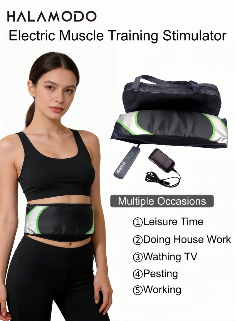 Abs Electric Stimulator Muscle Training Fitness Workout Equipment Ab Core Toner Belt Vibrate To Relieve Muscles Muscle Tonerfor Abdominal Arm Leg Men And Women