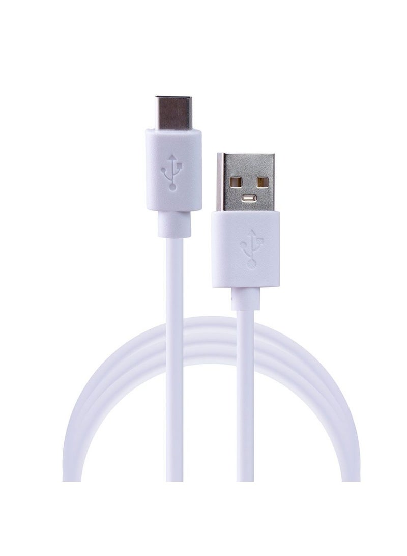 E-Train Car Charger 2.1MAh with Type-C Cable 1m - with Led Indicator - MP100  - White - Image 2