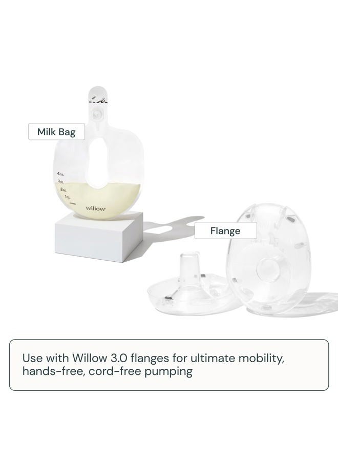 Willow 360 Breast Pump Flanges, 2-Count - 27mm Breast Shield - for Willow 360 or 3.0 Wearable Breast Pump, Hands-Free for Leak Proof Breast Pumping with The Willow Milk Bags - Image 4