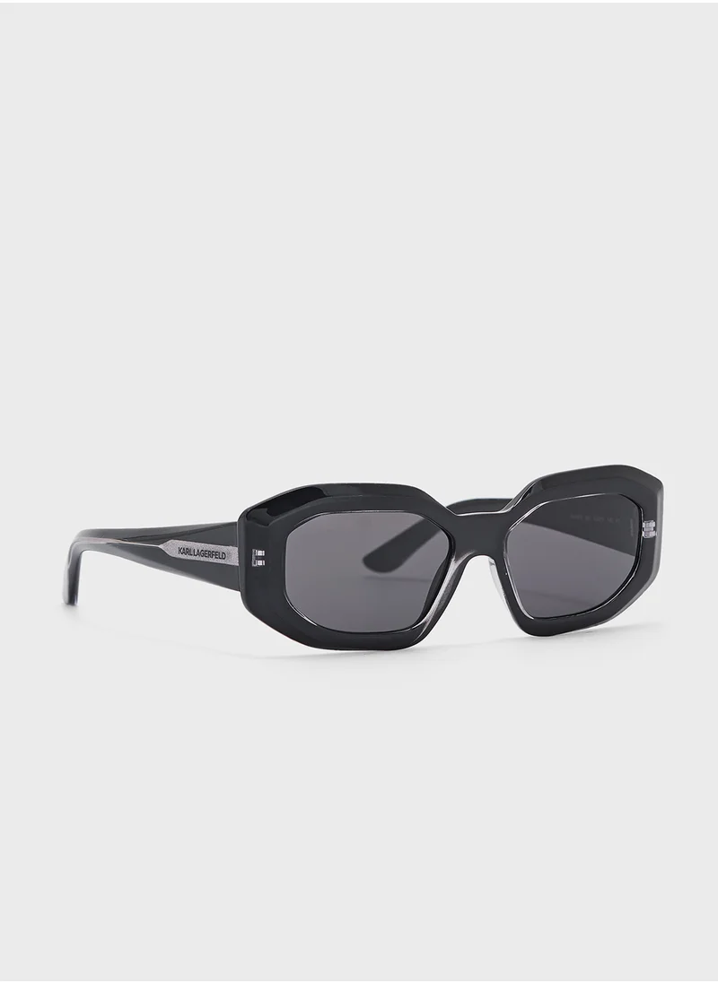 كارل لاغرفيلد Modified Rectangle Sunglasses