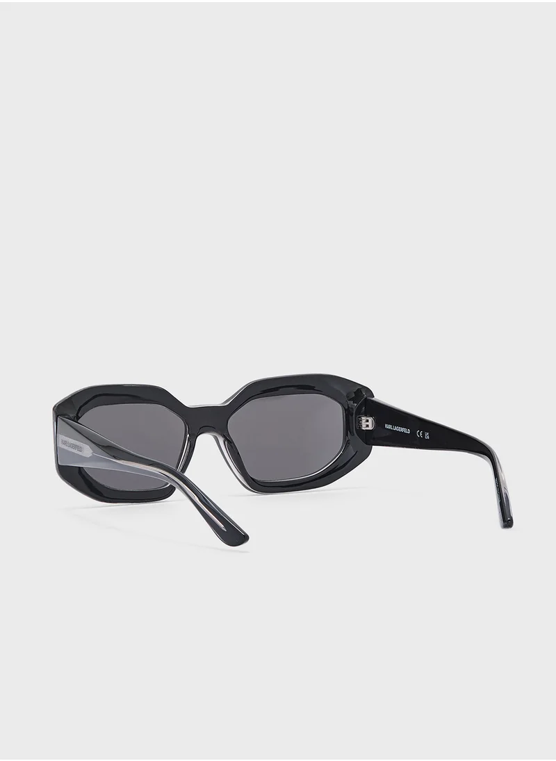 Karl Lagerfeld Modified Rectangle Sunglasses