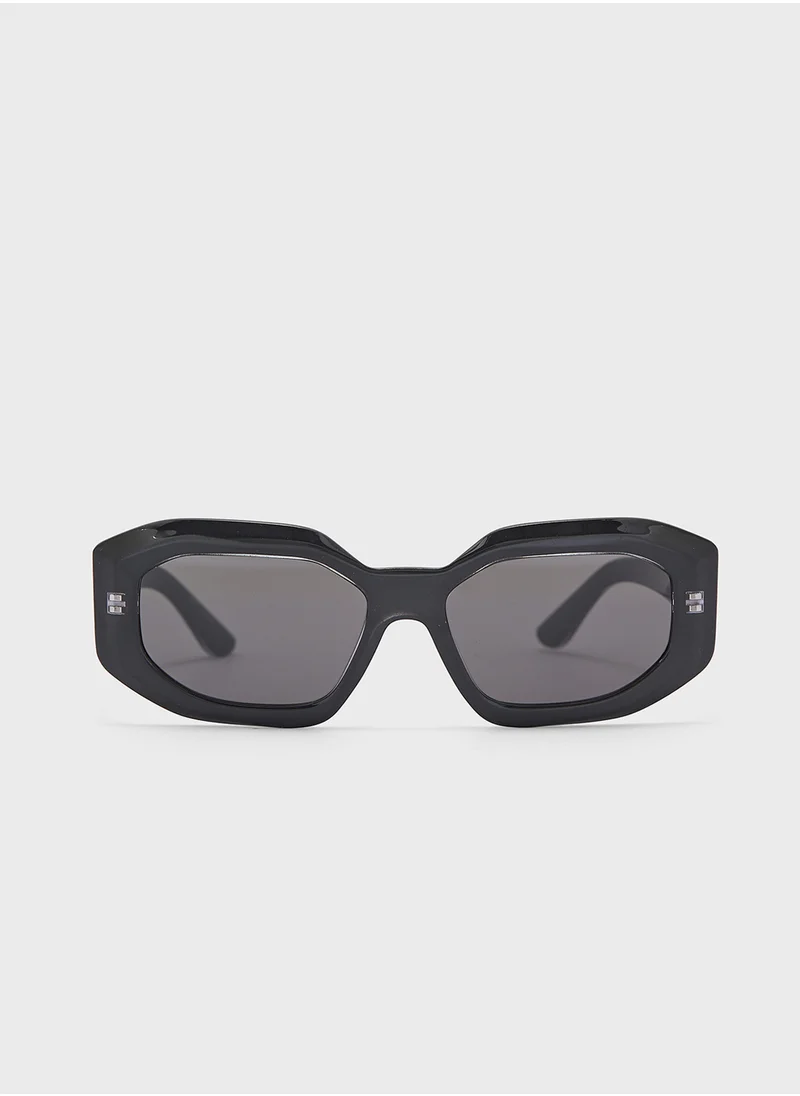 كارل لاغرفيلد Modified Rectangle Sunglasses