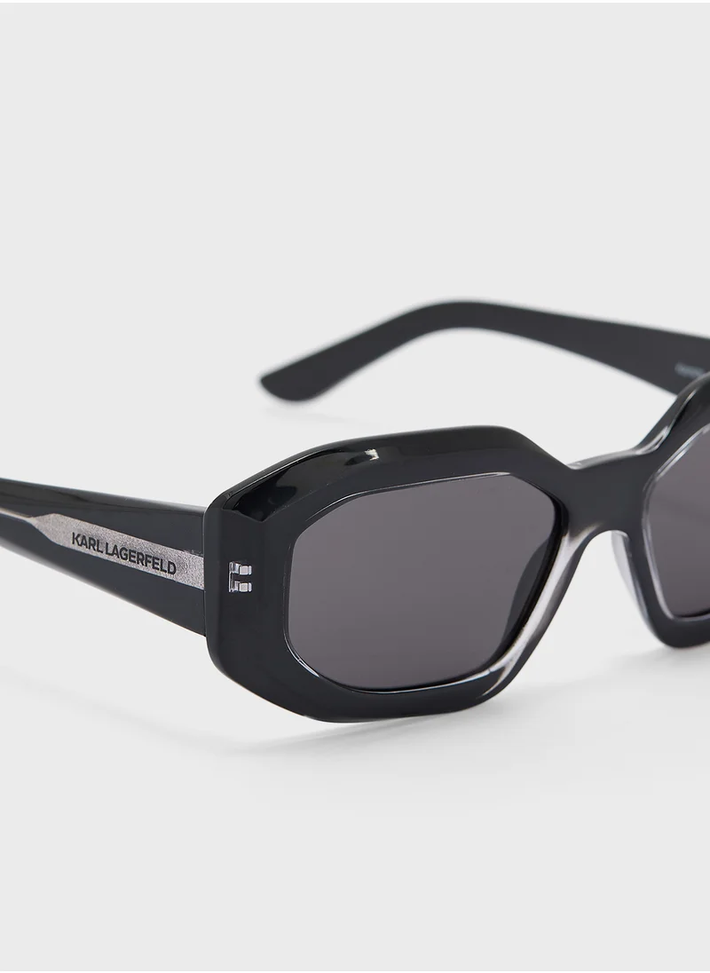 Karl Lagerfeld Modified Rectangle Sunglasses