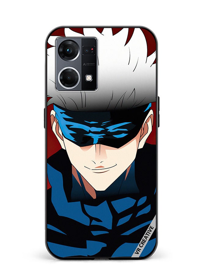 VR CREATIVE Protective Case Cover For Oppo Reno8 4G Jujutsu Kaisen Design Multicolour - Image 1