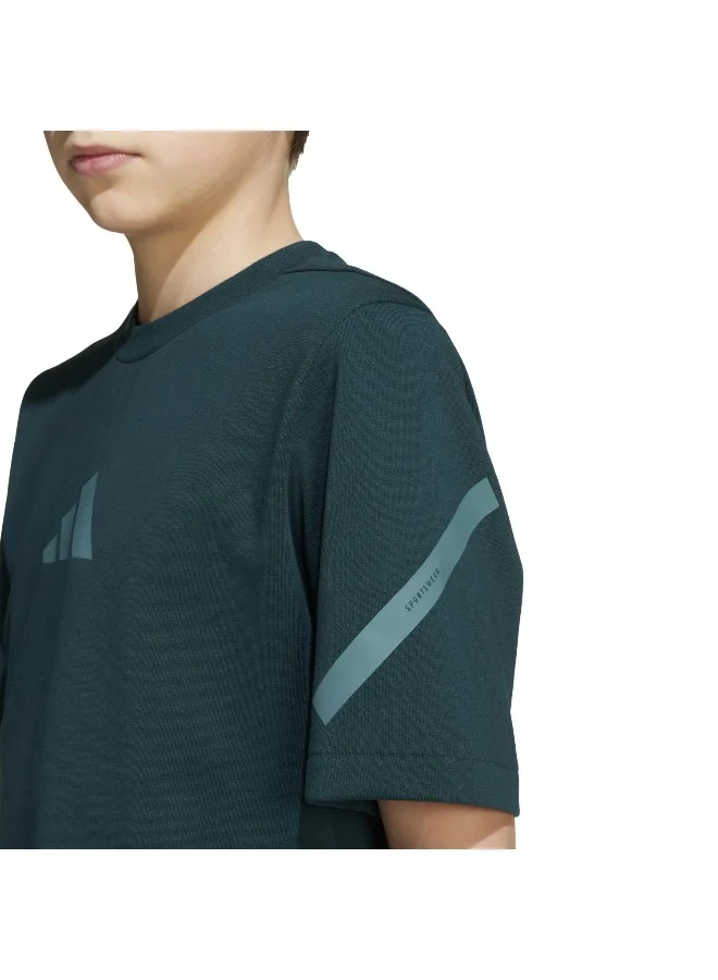 Adidas J Zne Tee U Green Not Sports Specific T-Shirts For Unisex