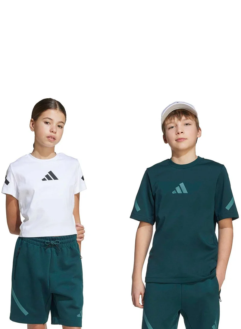 Adidas J Zne Tee U Green Not Sports Specific T-Shirts For Unisex
