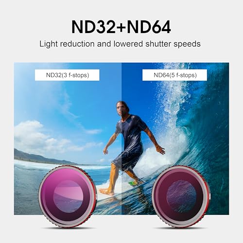 STARTRC VCR ND CPL Filters Set for Insta360 Go Ultra Accessories ND32 ND64 CPL UV Variable Replacement for Insta 360 Lens Filters Kit Optical Glass HD Oil Resistant (4 Pack) - Image 3