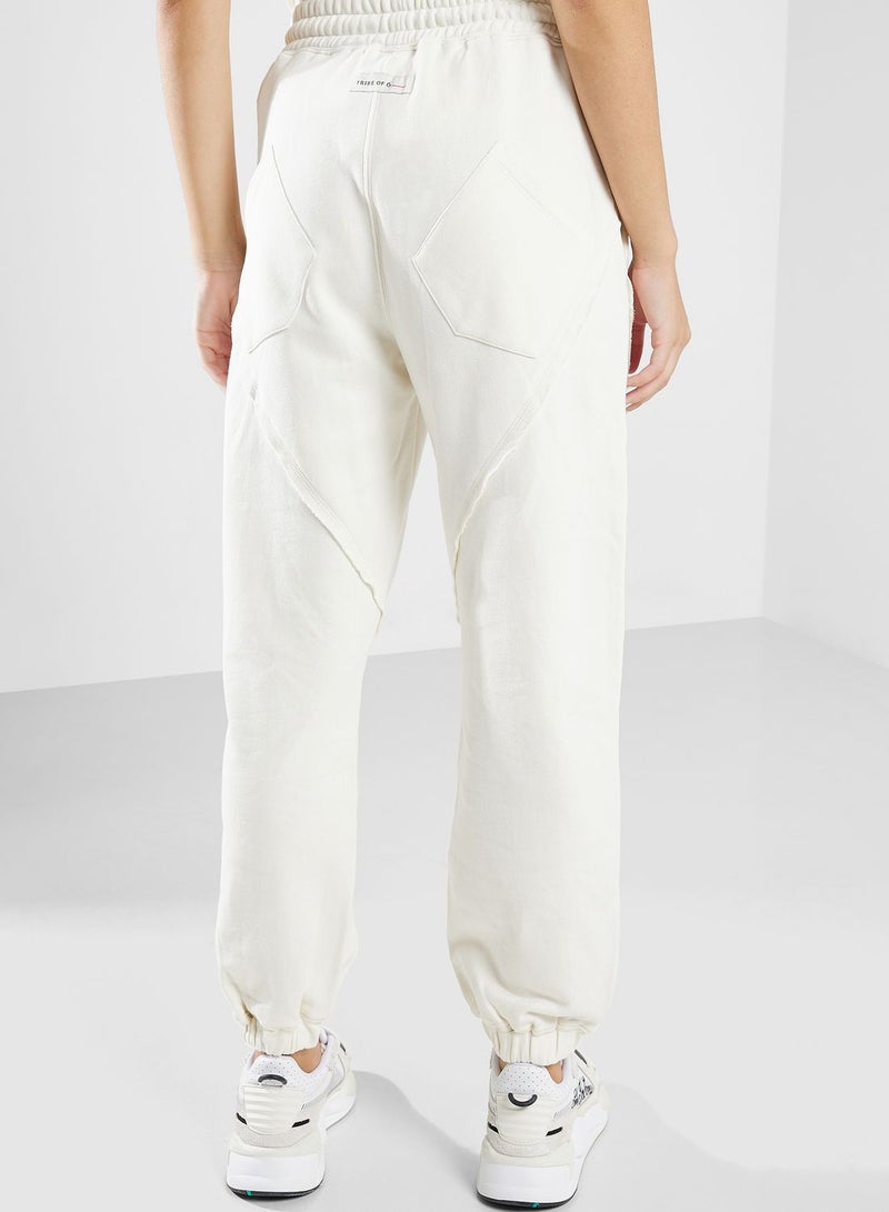 TRIBE OF 6 Claudia Raw Edge Seamed Joggers - Image 2