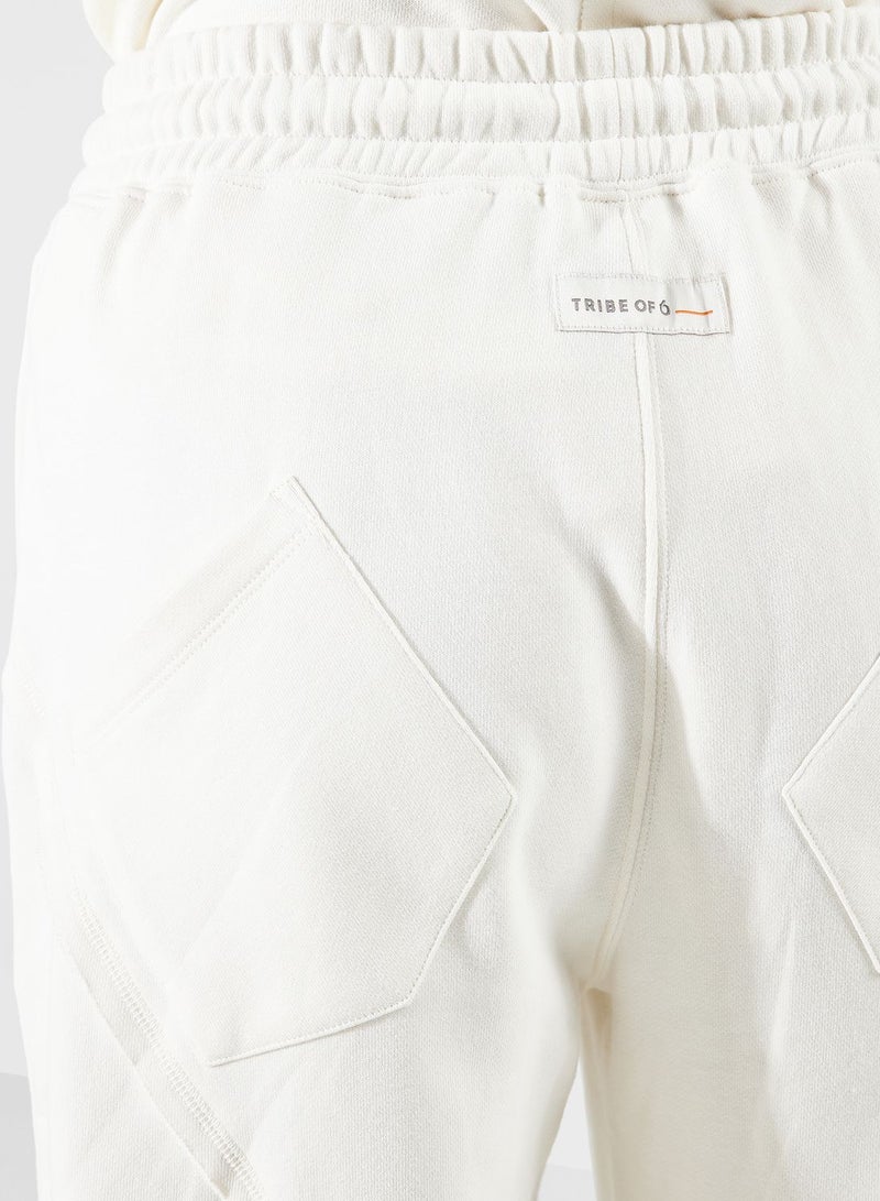 TRIBE OF 6 Claudia Raw Edge Seamed Joggers - Image 4