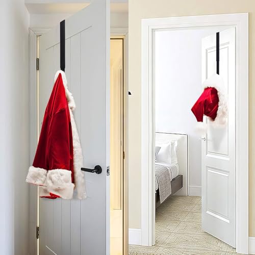 HEYHOUSE Wreath Hanger,Christmas Decorations Adjustable Wreath Hanger for Front Door Decor from 14.9-25",Over The Door Hooks Organizer 20 lbs Larger Doors Wreaths Hanger Halloween Xmas Decorations Hook - Image 4