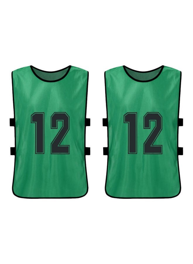 12-Piece Quick-Drying Football Vest Jersey Set - Image 2
