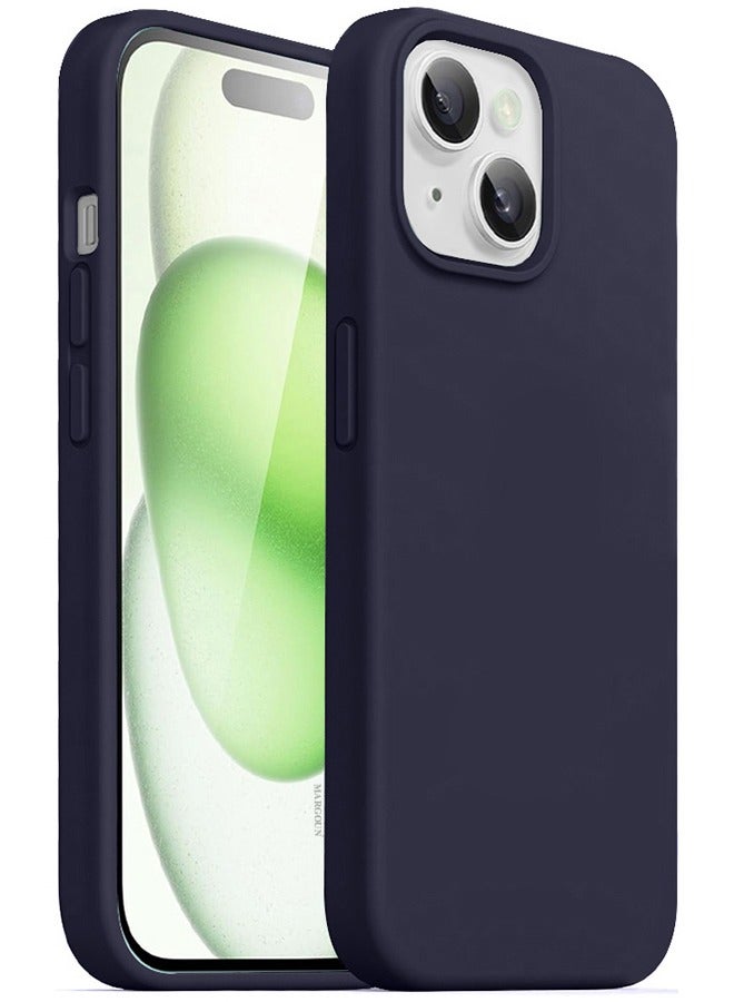 CATANES iPhone 15 Case Silicone Case Cover Durable and Anti Scratch Back Cover Black - Image 4