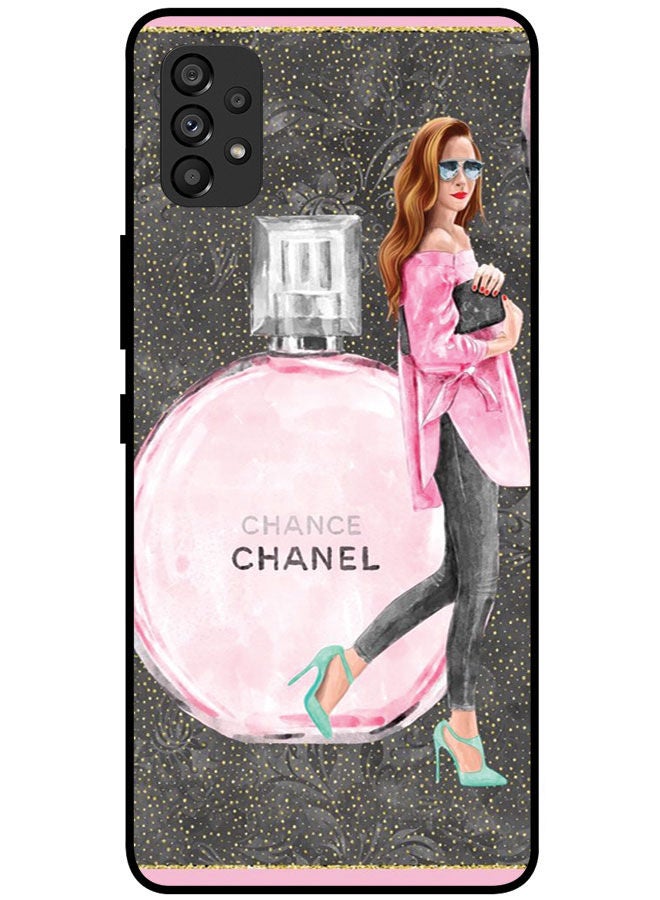 EYE CATCH Protective Case Cover For Samsung Galaxy A53 Smart Series Printed Protective Case Cover for Samsung A53 Chance Chanel - Image 1