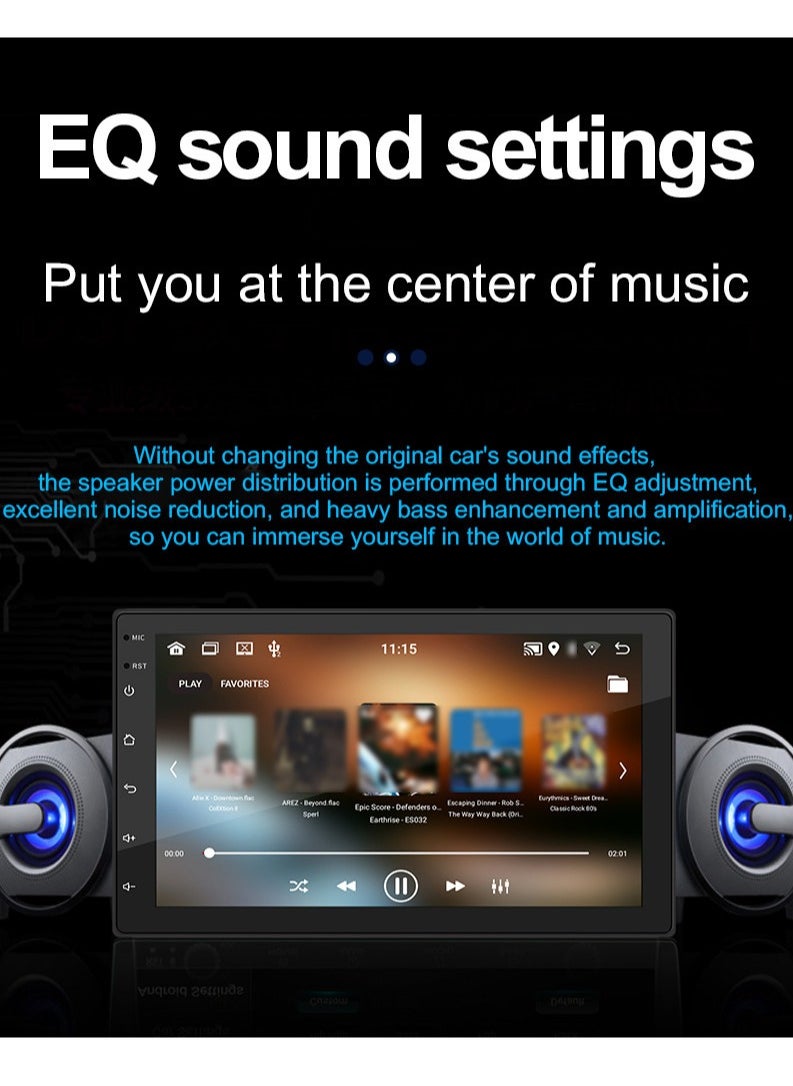 Generic - Android 11 Car Stereo Double Din GPS Navigation FM Radio with 7 Inch Touchscreen  2+32G Memory - Image 1