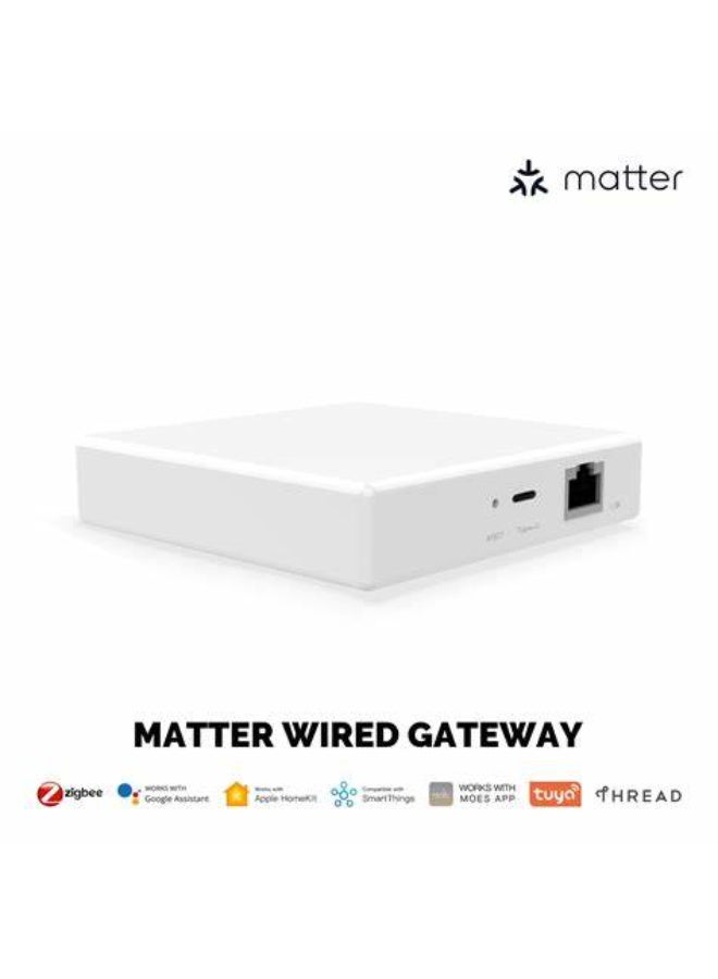MOES Matter Smart Home Hub with Thread & Tuya Zigbee 3.0 (M1) | Multi-Protocol Gateway for Zigbee, Thread & Matter Devices, Cross-Platform Control & Secure Smart Home Automation - Image 4