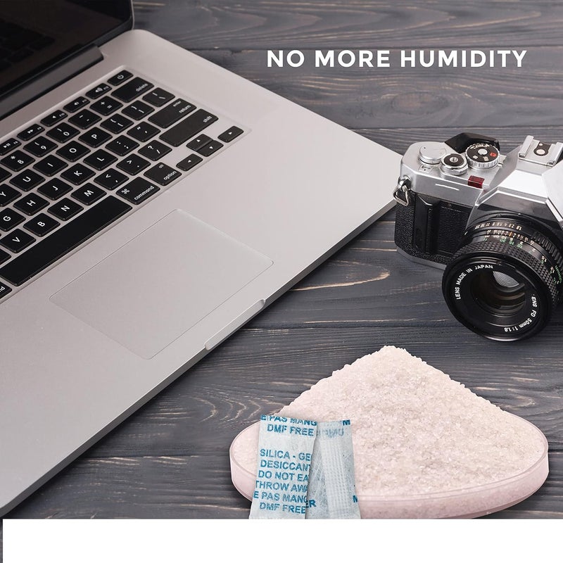 Elysian White Silica Gel Pouch Moisture Absorber for Home and Travel Pure White Desiccant Pouch with Silica Gel 200 Gram Pouch Pack of 1 Kg - Image 4