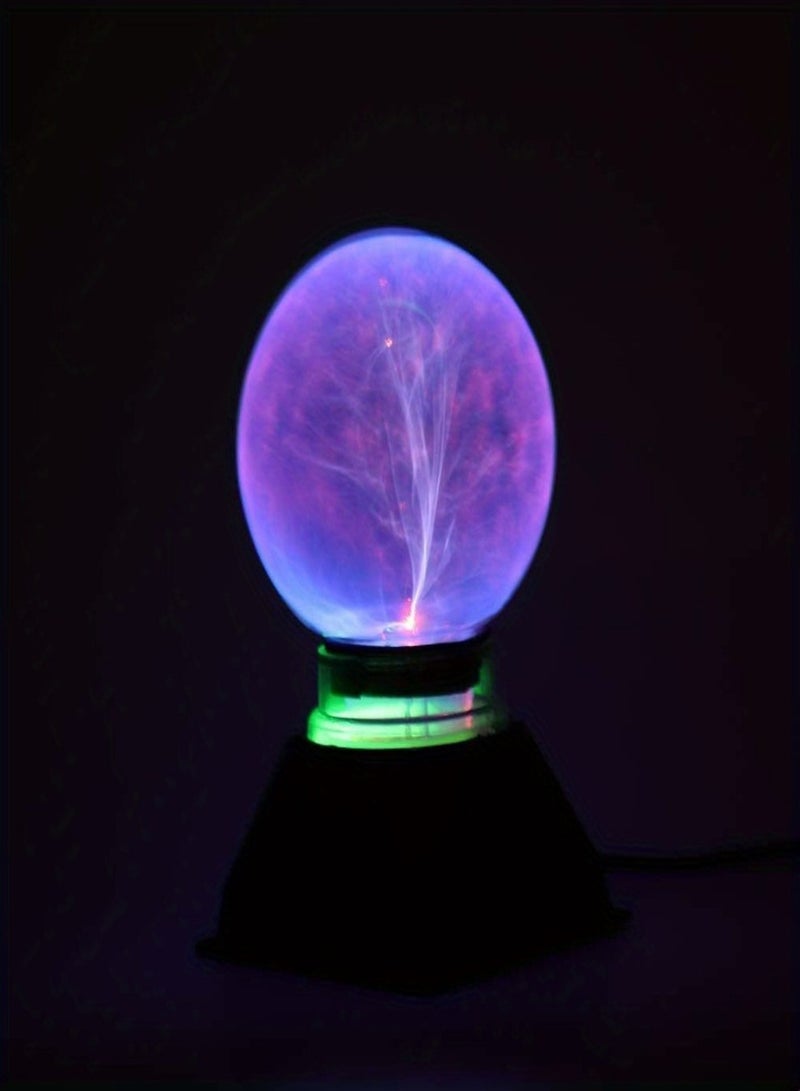 ريسيرفا كرة البلازما ضوء الصوت لمس حساس الكرة الأيونية مصباح الكرة الكريستالية السحرية البرق الكرنفال الغلاف الجوي أضواء الليل 5 بوصات - Image 4