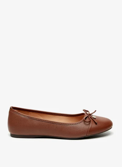 Celeste Women's Bow Accent Slip-On Ballerina Shoes