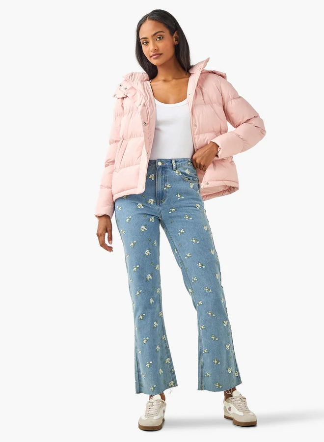 Kappa Kappa Women Hooded Puffer Jacket