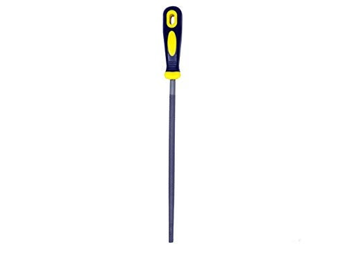 Jon Bhandari Tools 10 inch Round File with PVC Handle | Coarse Cut Hand File for Metal, Wood, DIY & General Purpose Use - Image 2