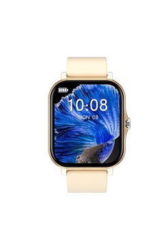 M MIAOYAN M MIAOYAN Touch Screen Smart Watch Sports Waterproof Multifunction Heart Rate Detection Dynamic Bluetooth Call Watch Gold  - Image 1