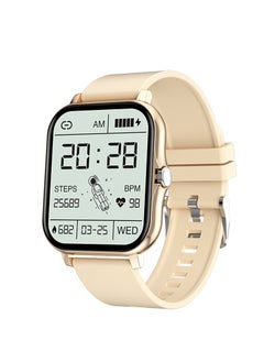 M MIAOYAN M MIAOYAN Touch Screen Smart Watch Sports Waterproof Multifunction Heart Rate Detection Dynamic Bluetooth Call Watch Gold  - Image 2
