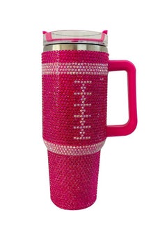 AZAD 40oz Rhinestone Tumbler Stainless Steel Straw Women Cup Shiny Diamond Travel Car Thermoses Coffee Mug Water Bottle Drinkware 