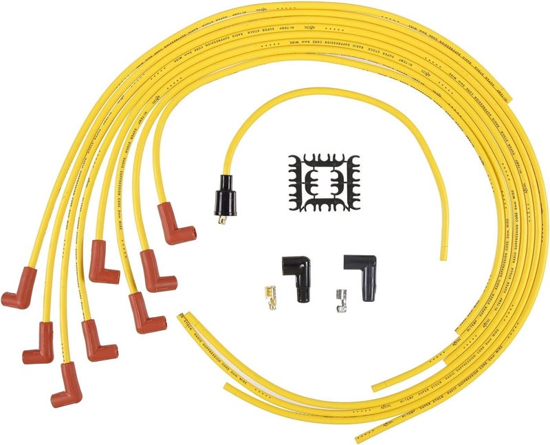 ACCEL SuperStock Spark Plug Wire Set - 8mm Yellow - Image 2