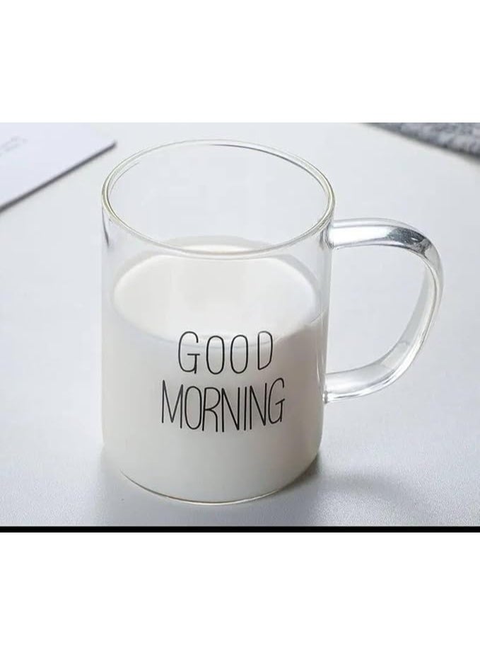 Happy Home Small Clear Thermal Glass Coffee Mug for Coffee and Espresso, 1 Piece  - Image 5