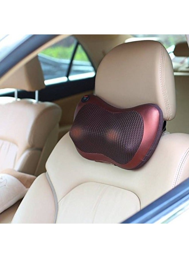 Generic Electric Shiatsu Cervical Massager Pillow Heat Back Neck Lumbar Home Car Cushion  - Image 2