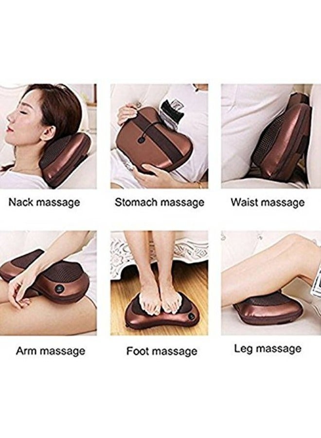 Generic Electric Shiatsu Cervical Massager Pillow Heat Back Neck Lumbar Home Car Cushion  - Image 4