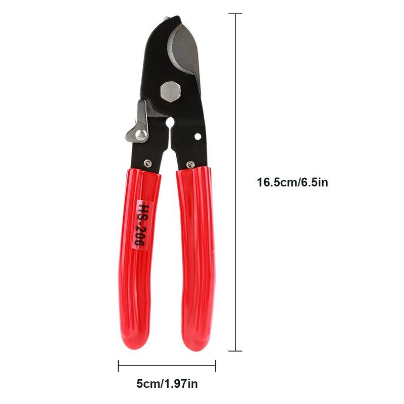 Wire Cutter Alloy Steel With Plastic Coated Handle Effortless Cutting For Copper Aluminum Cable Up To 35mm2 Grey - Image 5
