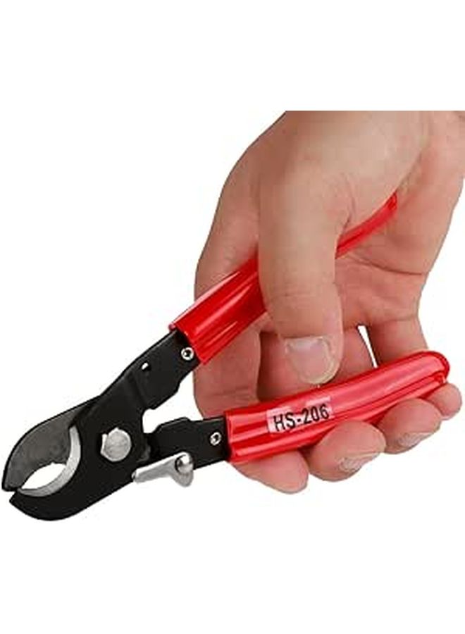 Wire Cutter Alloy Steel With Plastic Coated Handle Effortless Cutting For Copper Aluminum Cable Up To 35mm2 Grey - Image 1