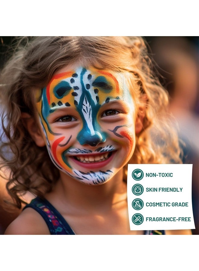 BOBISUKA Face Body Paint 15 Color Professional Face Painting Palette For Art Theater Halloween Party Cosplay Clown Sfx Makeup For Women Adults Nontoxic Washable - Image 4