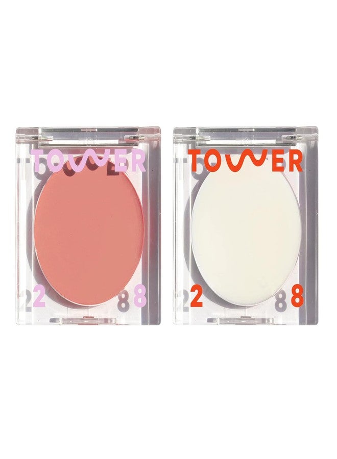 Tower 28 Beauty BeachPlease Cream Blush MAGIC HOUR& Tower 28 Beauty SuperDew Shimmer-Free Highlight Balm - Image 1