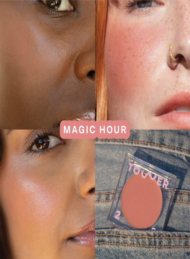Tower 28 Beauty BeachPlease Cream Blush MAGIC HOUR& Tower 28 Beauty SuperDew Shimmer-Free Highlight Balm - Image 3