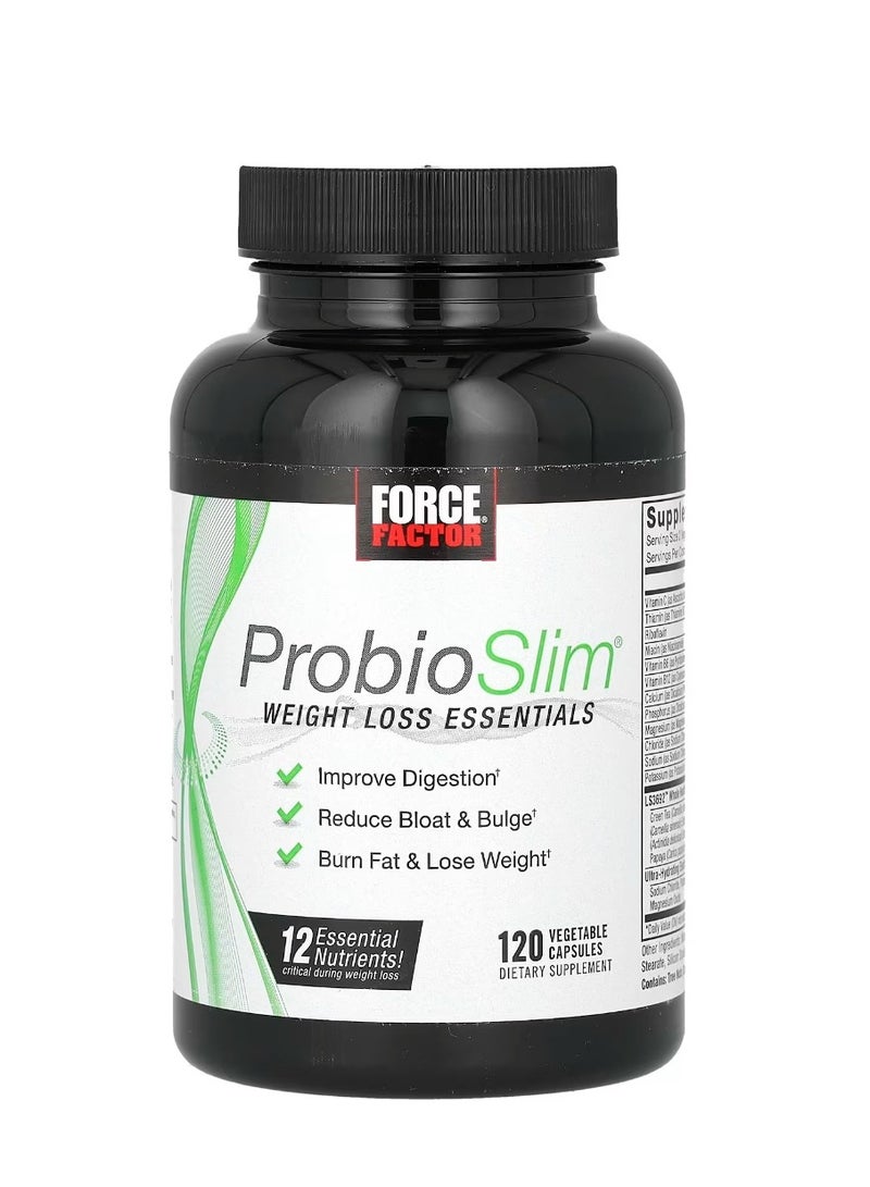 فوريس فاكتور ProbioSlim أساسيات فقدان الوزن 120 كبسولة نباتية - Image 1