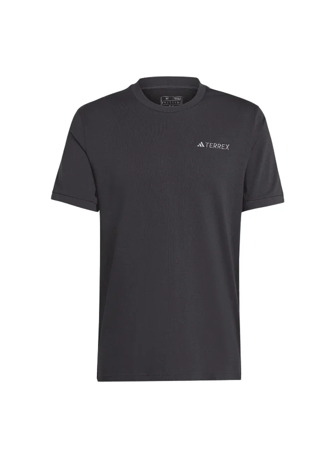Adidas Adidas Xpl Logo Tee Black Hiking T-Shirts For Men Xs