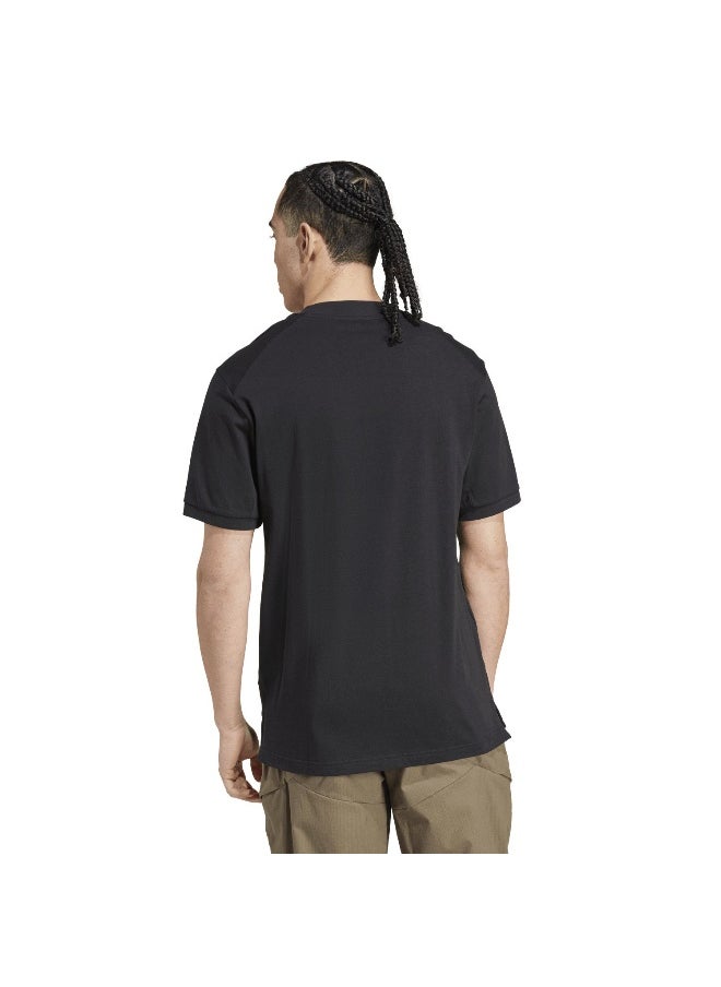 Adidas Adidas Xpl Logo Tee Black Hiking T-Shirts For Men Xs  - Image 5