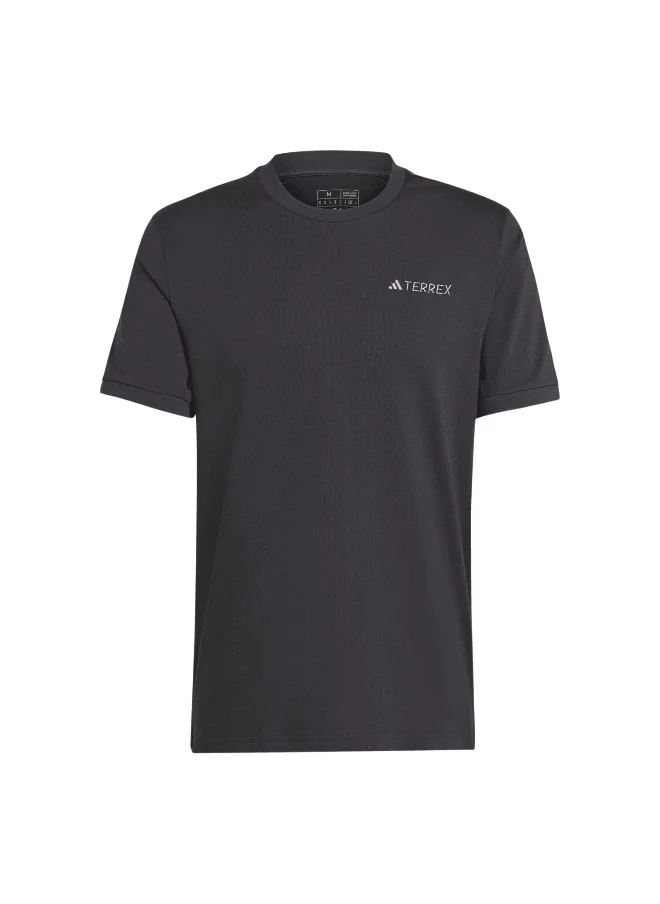 Adidas Adidas Xpl Logo Tee Black Hiking T-Shirts For Men Xs