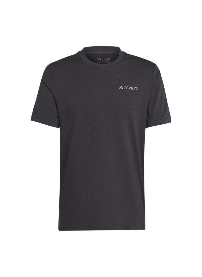 Adidas Adidas Xpl Logo Tee Black Hiking T-Shirts For Men Xs  - Image 1