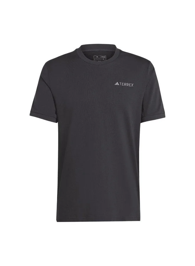 اديداس تيشيرت  لوجو أسود للرجال