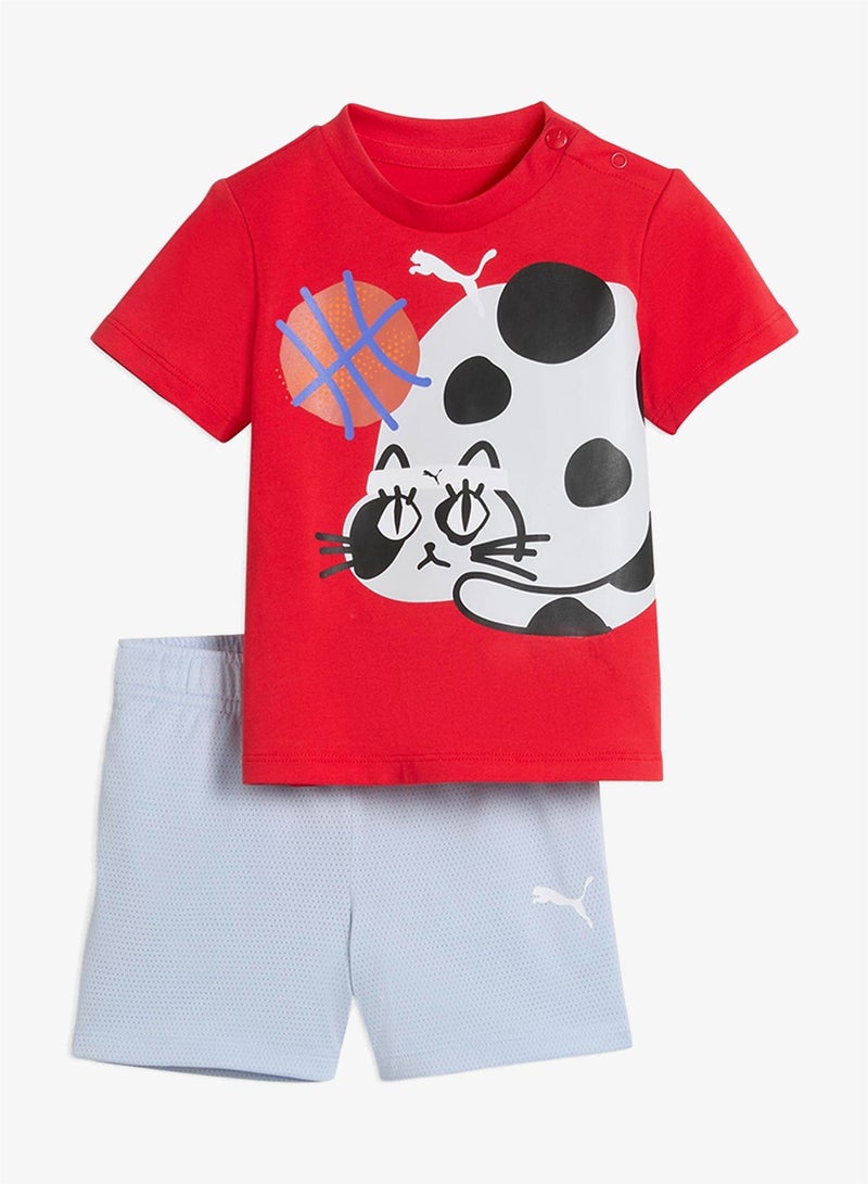 PUMA Kids Minicats Sporty Cats T-Shirt Set - Image 1