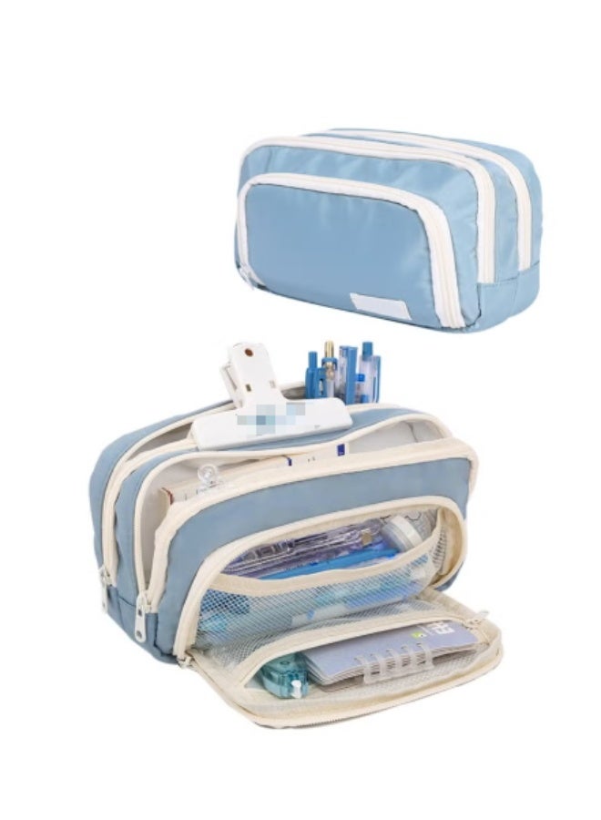 Durable Pencil Case, Foldable Stationery Pouch, Easy to Classify and Organize Stationery, Suitable for Students, Teachers, Office Use