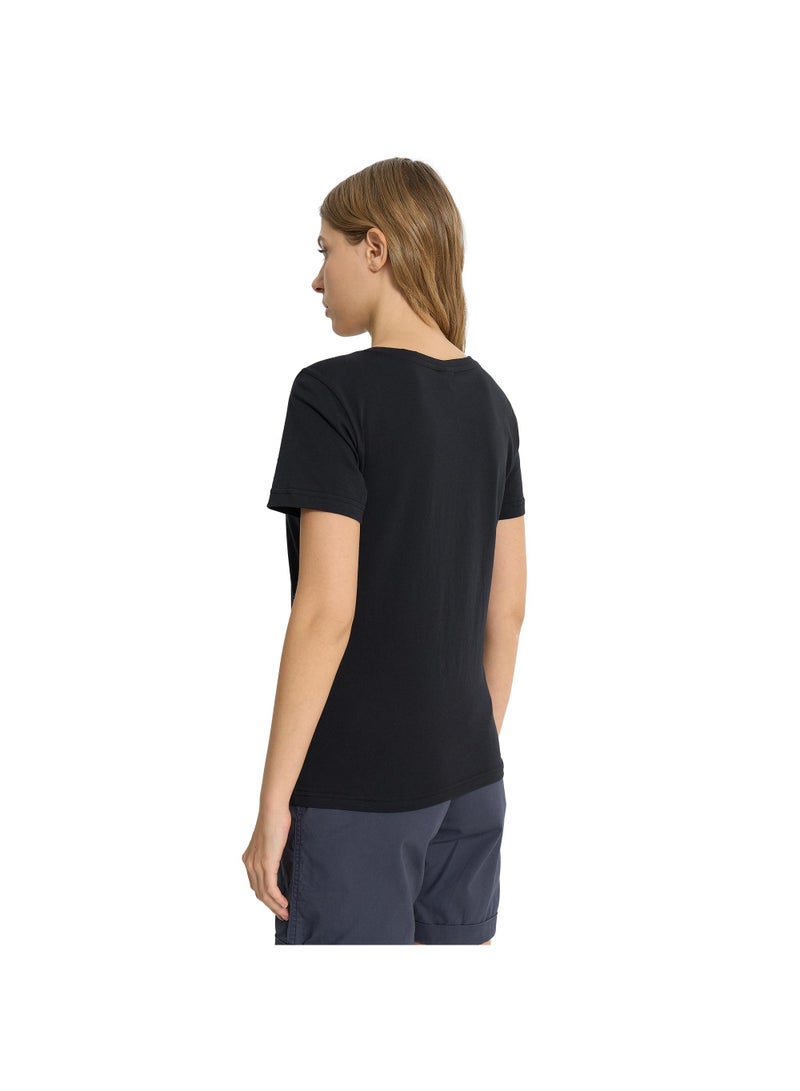 Termit Termit Graphic Black T-Shirt for Women – Slim Fit, Soft Cotton, Breathable Fabric, Stylish Streetwear, Comfortable & Versatile for Everyday Wear  - Image 3
