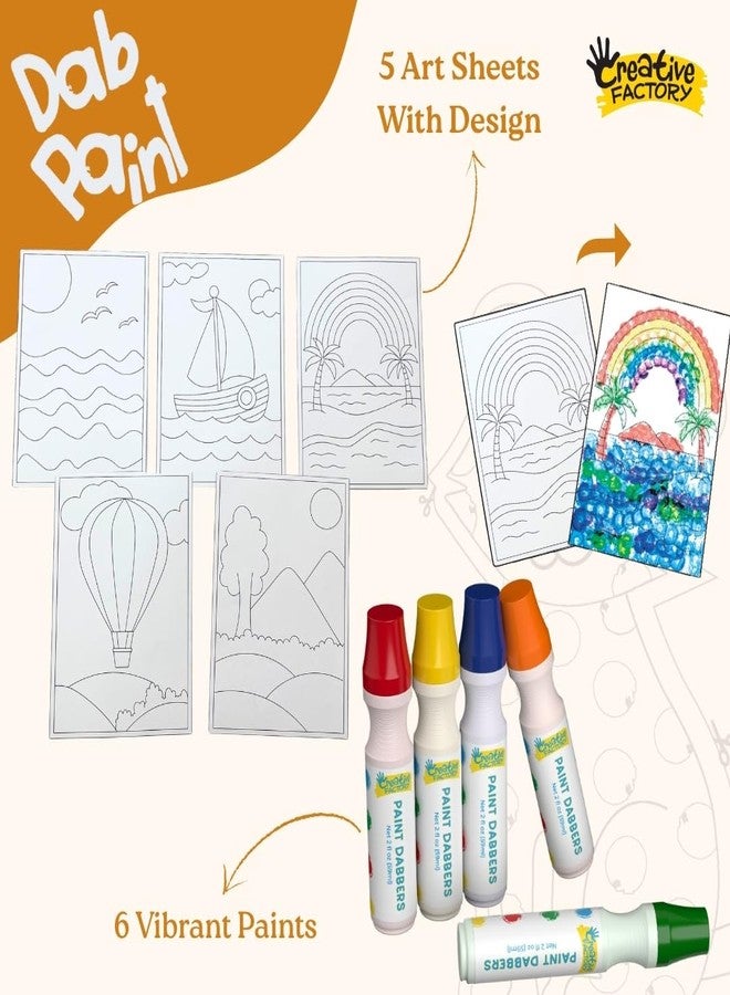 Creative Factory - Art Set - Dab Paint, Bingo Daubers, Mess Free Painting Kit, Non-Toxic Paint, Toddler Toys & Activities, Painting Craft Kit, Boys and Girls Age 4+ - Image 2